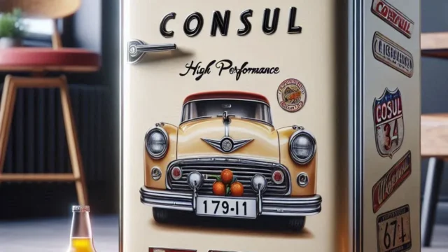 Frigobar Retrô Consul 117 Litros: Design e Funcionalidade em Alta Performance