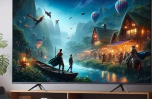 Smart TV 55" 4K Dolby Audio Toshiba Vidaa - TB023M: Performance e Design Inovadores