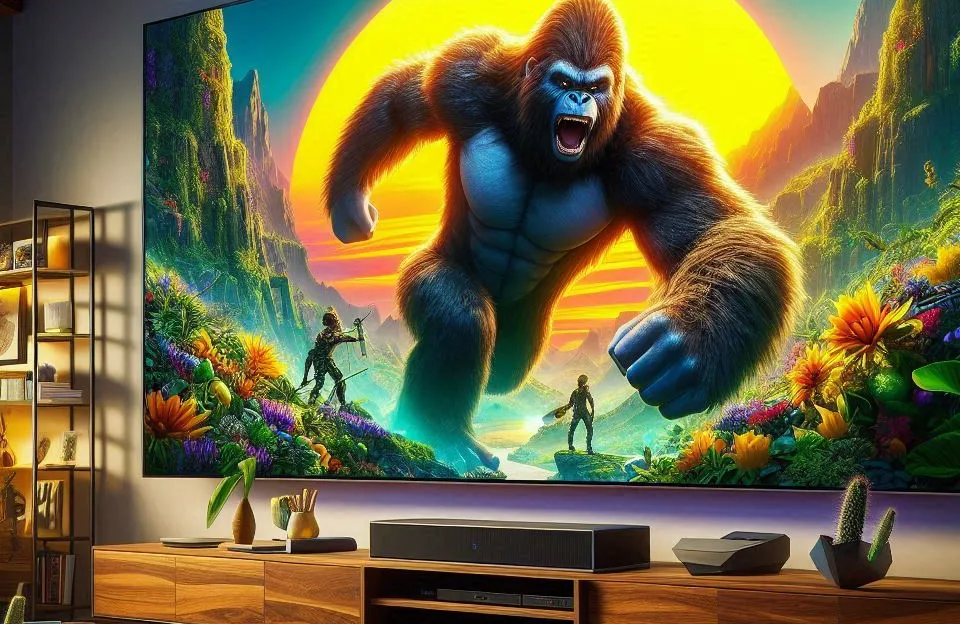 Hisense Smart TV UHD 4K QLED 55" com HDR10+, Dolby Atmos e mais
