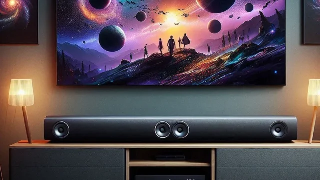 Soundbar Samsung HW-Q600C: 3.1.2 Canais, Dolby Atmos, Subwoofer sem Fio e Bluetooth