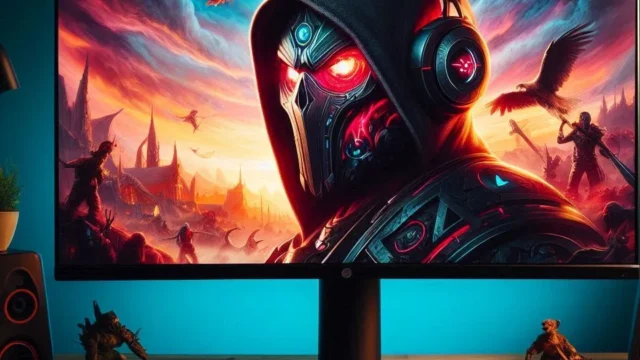 LG Monitor de Jogos Ultragear 24GL600F-B: 144Hz, 1ms, FreeSync