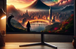 Monitor LED Gamer 23.8 BrazilPC 24BR15 Curvo 180Hz Widescreen: Imersão e Desempenho para Jogadores