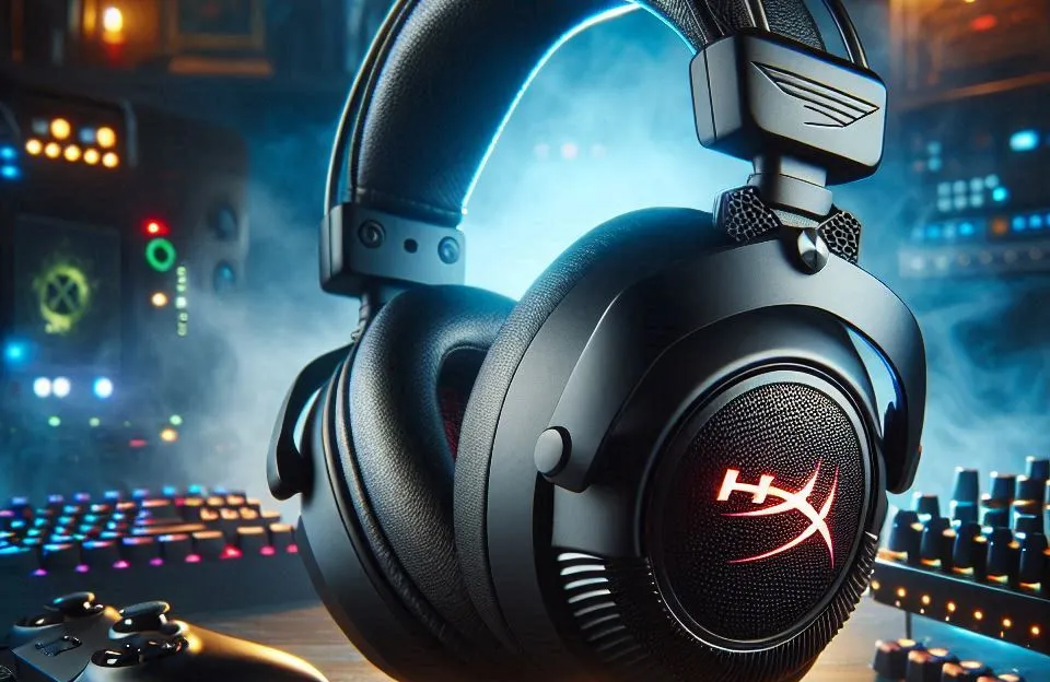 HyperX Cloud Core Fone de ouvido para jogos com Som Surround 7.1