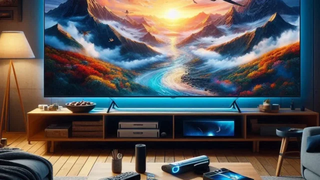 Smart TV QLED 75" 4K UHD Samsung Q70C: Alexa Built-in, Modo Game, Som em Movimento