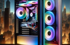 Gabinete Gamer Mancer Ward: Rainbow, Mid-Tower, Lateral de Vidro e 4 Fans