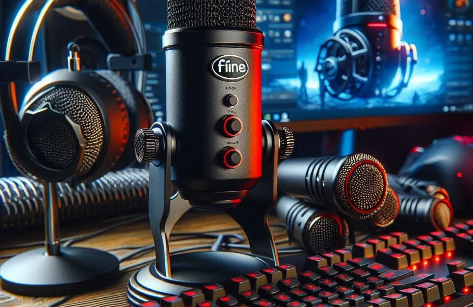Conjunto de Microfone para Jogos FIFINE XLR/USB: Desempenho e Estilo