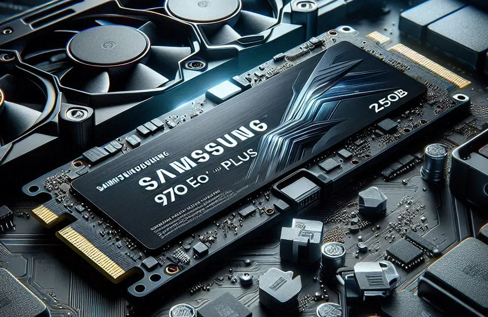 SSD Samsung 970 EVO Plus NVMe M.2, 250GB – Desempenho de Alta Velocidade