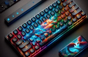 RK86 RGB 75% Teclado Mecânico Sem Fio: Bluetooth, USB-C e OLED