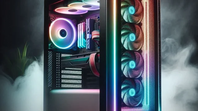 Gabinete Gamer Aerocool Aero One Mini Frost RGB Lateral Vidro