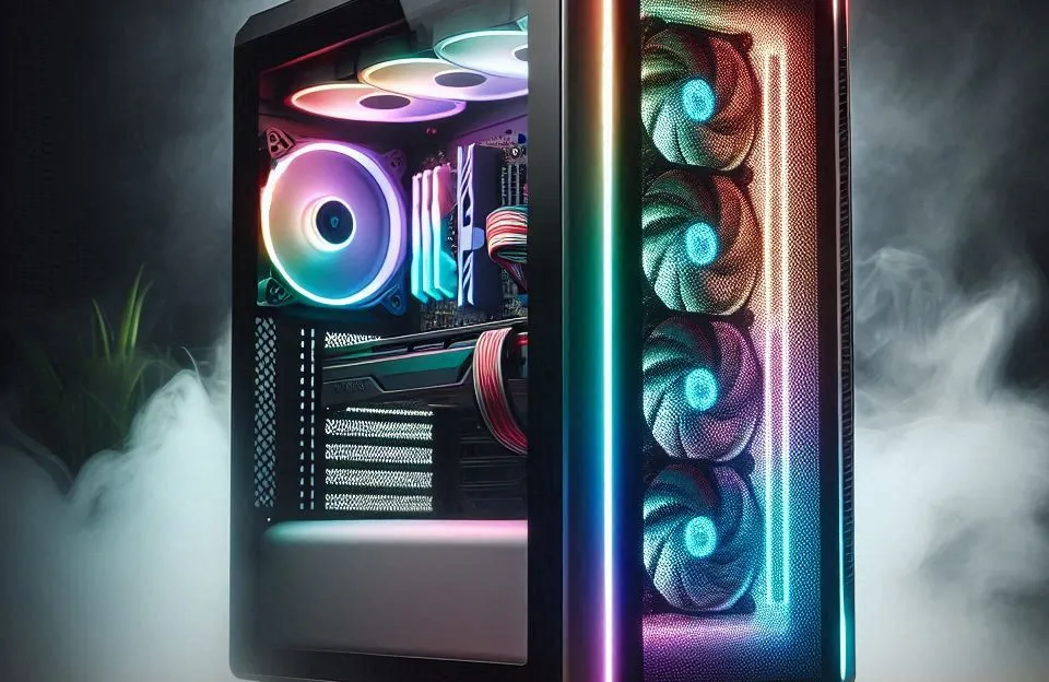 Gabinete Gamer Aerocool Aero One Mini Frost RGB Lateral Vidro