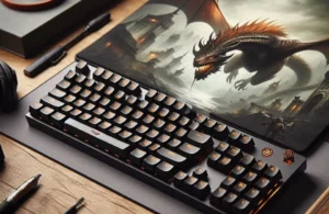 Teclado Mecanico Gamer Redragon Ashe Pro: RBG, Wireless e Switch Marrom
