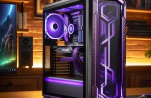 Gabinete Gamer Mancer CV300 Purple Edition | Mid-Tower com Vidro Temperado