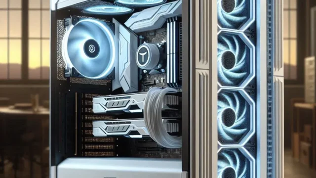 Gabinete Gamer DT3 Hyper White: Design em Vidro Temperado e Suporte para WC e até 9 Fans