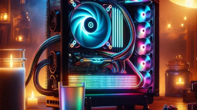 Water Cooler 240mm com LED RGB para Processador AMD e Intel