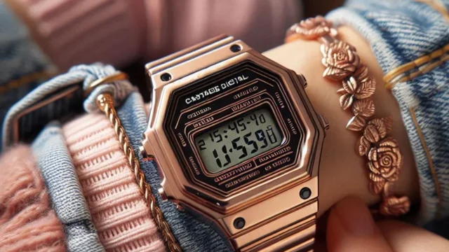 Relógio Feminino Casio Vintage Digital B650WC-5ADF - Rose: Estilo, Praticidade e Conforto