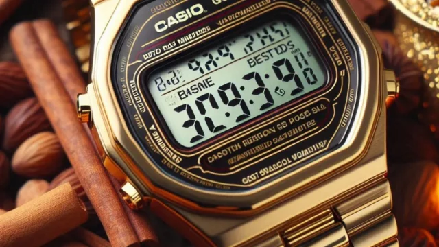 Casio Relógio Feminino Retrô Digital Dourado LA-680WGA-9DF