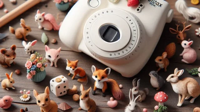 Câmera Instax Mini 12: Design Compacto e Funcionalidade Prática
