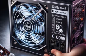 Fonte ATX 600W Real Electro V2 80 Plus White PCYES - Potência e Eficiência