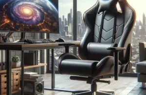 Cadeira Gamer de Escritório Confortável – Ajuste de Altura e Design Premium