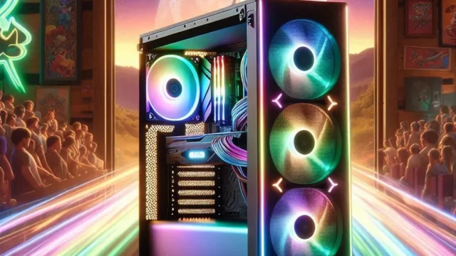 Gabinete Gamer Pichau Pulsar: RGB, Lateral de Vidro e 3 Fans RGB