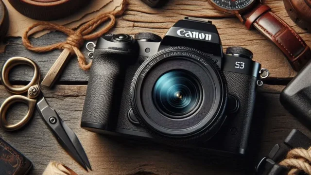 Câmera Canon SL3 DSLR com 24.1MP, 3", Gravação em Full HD