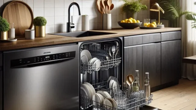 Lava-Louças Samsung Inox Preta 10 Serviços 110V DW50C6070FG/AZ: Eficiência e Modernidade para Sua Cozinha