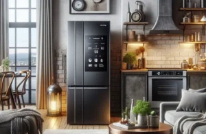 Samsung Geladeira Duplex Evolution SmartThings RT42 411L Bivolt Black Inox