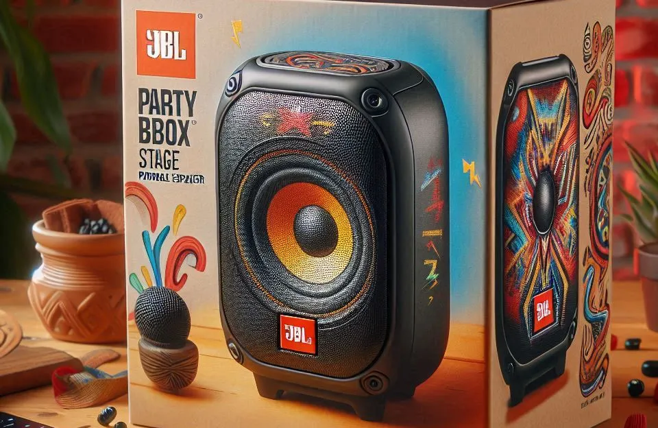 Jbl Caixa De Som Port Til Partybox Stage Som Potente E Design Arrojado