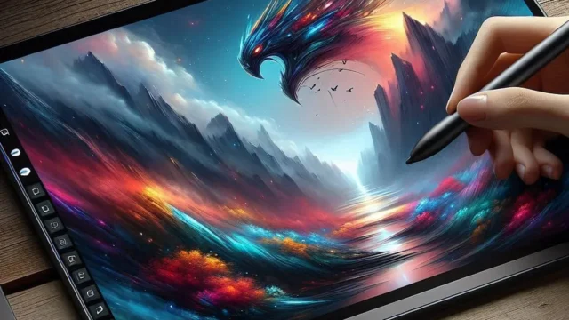 HUION Mesa Digitalizadora Kamvas 16: Tela Laminada e Caneta Sem Bateria