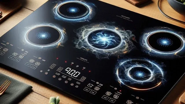 Fischer Cooktop de Indução 4 Bocas Mesa Vitrocerâmica Preto 220V