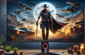 Monitor Duex Gamer 24″ Curvo HDR Full HD com Áudio Embutido 165Hz 1ms