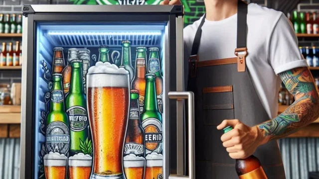 Cervejeira Vertical Metalfrio 497 Litros VN50AF Adesivada 110V