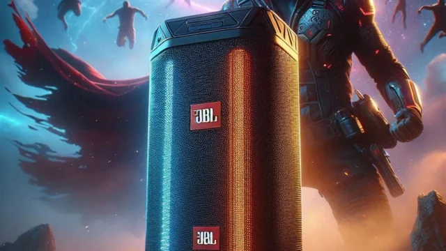 JBL PartyBox 100 - Caixa de Som Bluetooth Potente com Show de Luzes