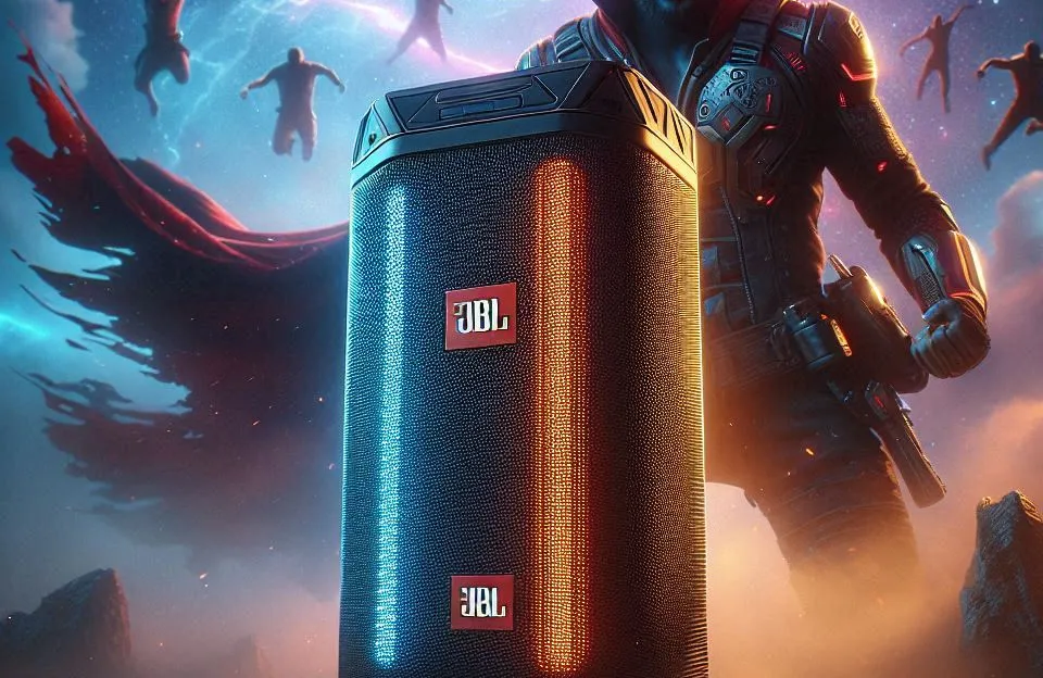 JBL PartyBox 100 - Caixa de Som Bluetooth Potente com Show de Luzes