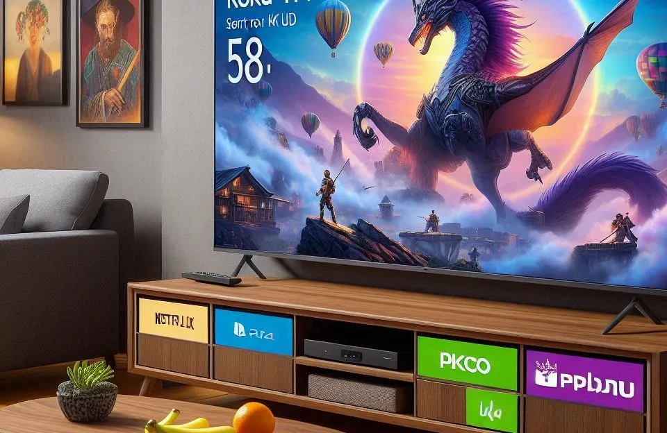Smart TV Roku 4K UHD 58” PHILCO – Desempenho e Conectividade