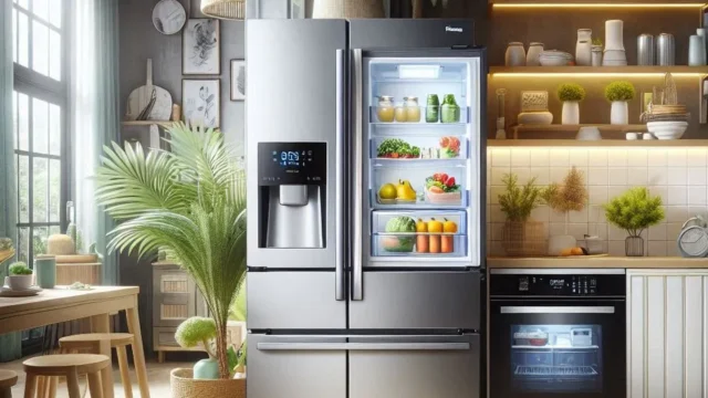 Geladeira Panasonic A+++ Frost Free 387L com Freezer Superior e Painel Eletrônico