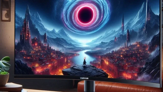 Monitor Gamer Curvo Samsung Odyssey 34’’, Ultra WQHD, 165Hz
