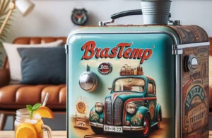 Frigobar Retrô Brastemp 76 Litros com Estilo e Funcionalidade