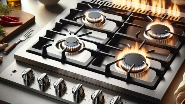 Cooktop 4 bocas Brastemp Gourmand Inox com duplachama e trempe com ferro fundido