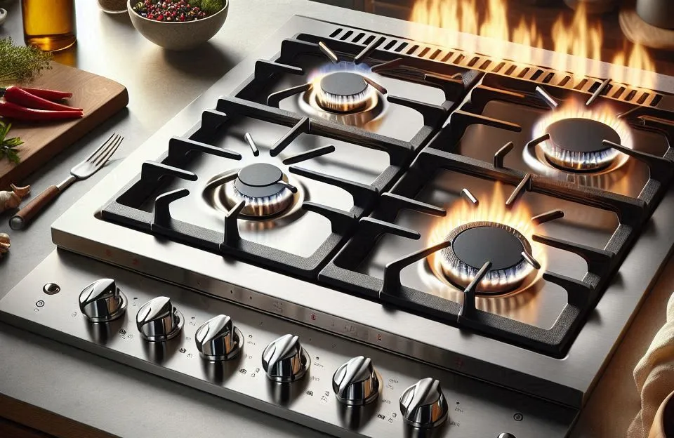 Cooktop 4 bocas Brastemp Gourmand Inox com duplachama e trempe com ferro fundido