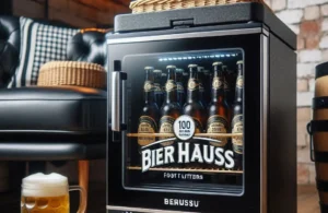 Cervejeira Eos Bierhaus 100 Litros Black Glass Frost Free Ece120 220v