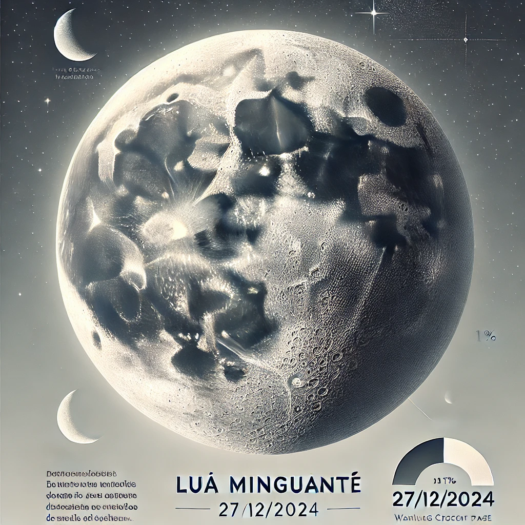Fase da Lua Hoje: Lua Minguante - 27/12/2024