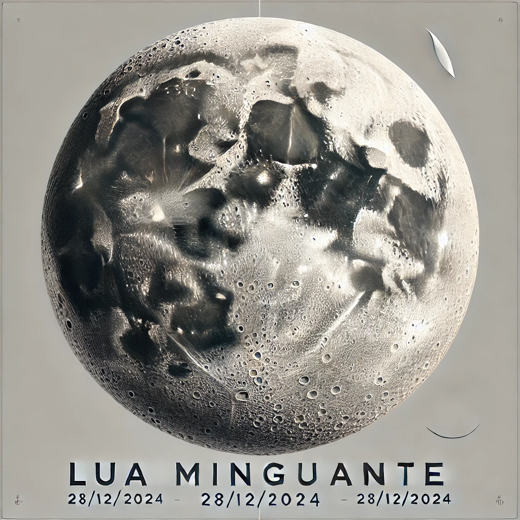 Fase da Lua Hoje: Lua Minguante - 28/12/2024