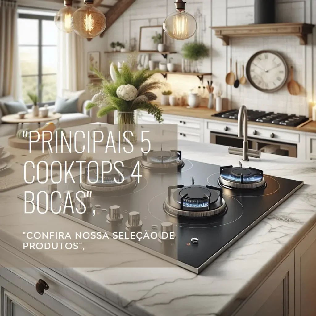 Principais 5 cooktop 4 bocas mondial
