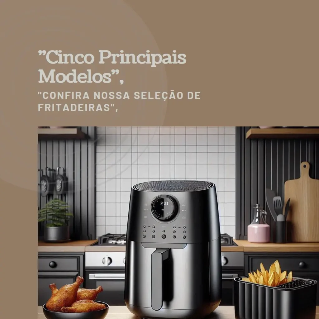 Cinco Principais Modelos de  fritadeira air fryer oven