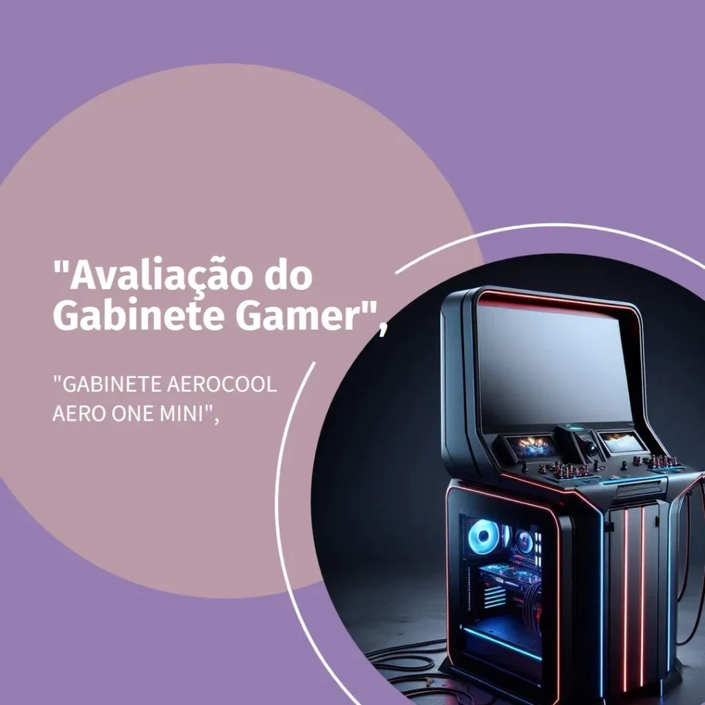 Gabinete Gamer Aerocool Aero One Mini Frost RGB Lateral Vidro