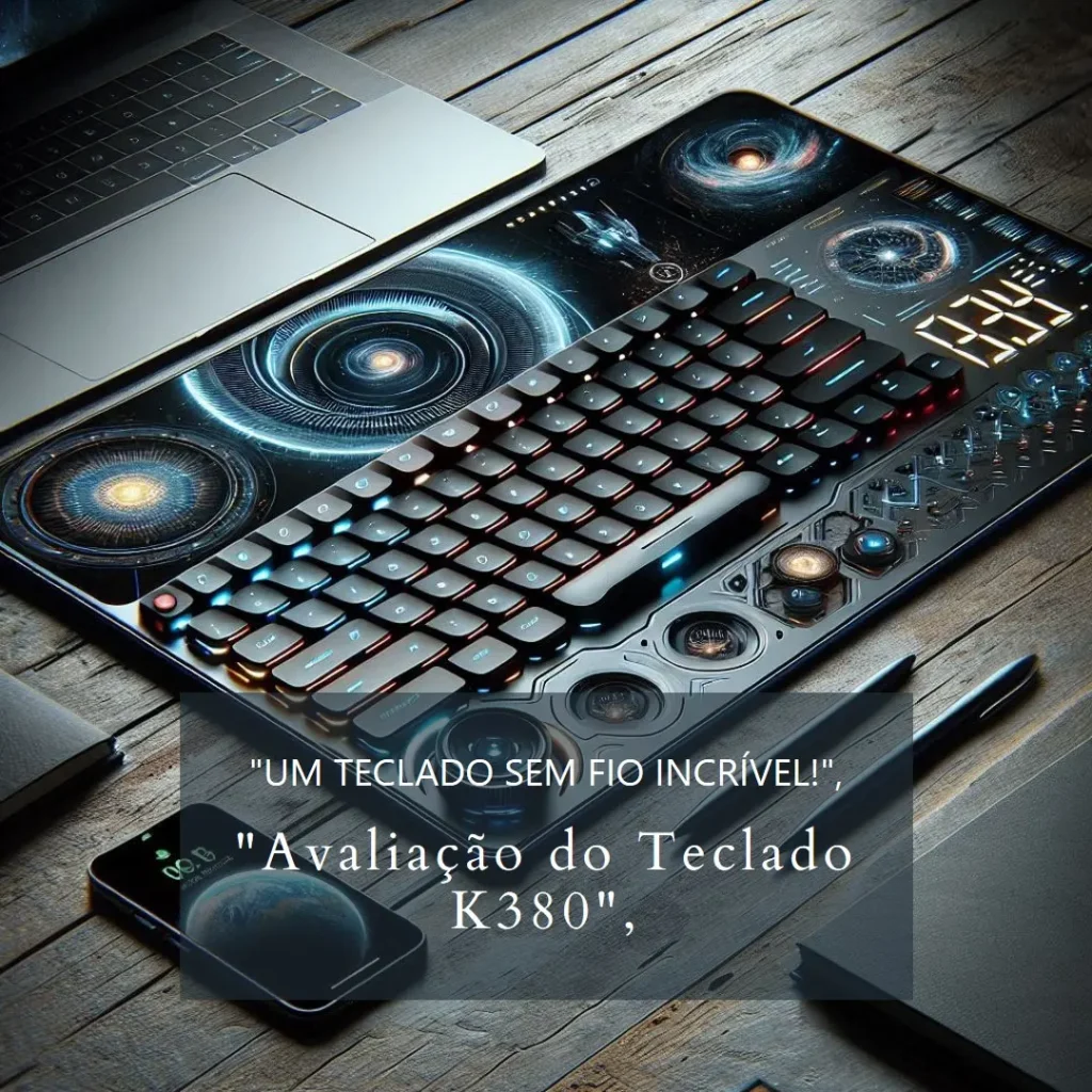 Teclado sem fio Logitech K380 com Bluetooth Easy-Switch