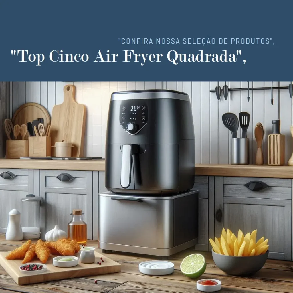 Top Cinco air fryer quadrada