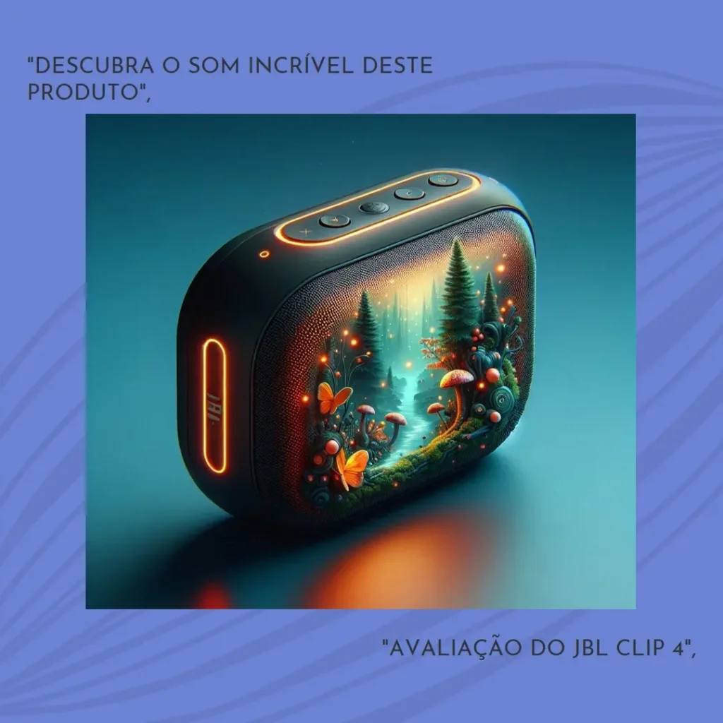 JBL Clip 4: Caixa de Som Bluetooth à Prova D'água e Poeira