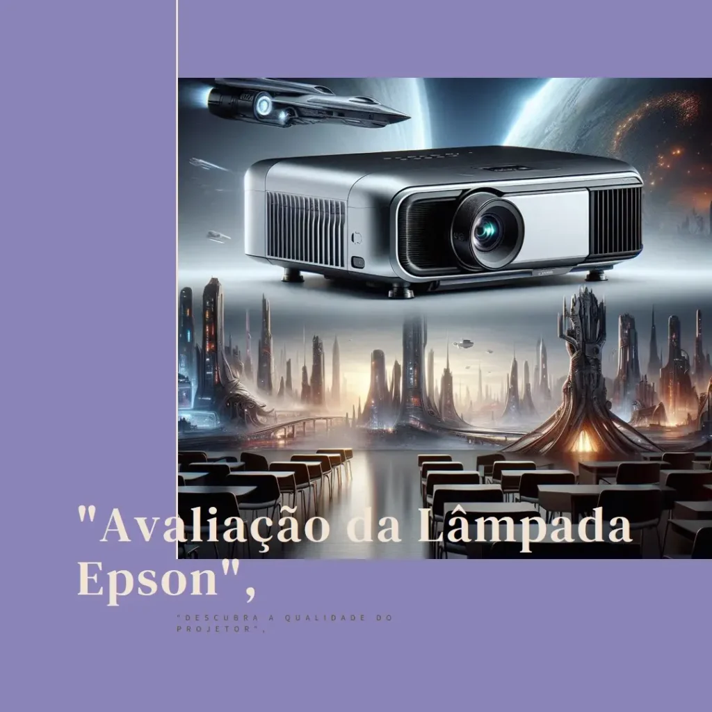 Lâmpada de Substituição para Projetor Epson PowerLite ELPLP78